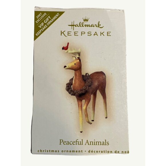 Hallmark Keepsake 2007 Exclusive Peaceful Animals Christmas Ornament - Picture 2 of 8